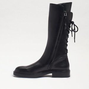 Sam Edelmen Franka Black Lace up Back Boots Size 6.5